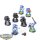 Space Marines - 7x Tactical Marines (Classic) - teilweise bemalt