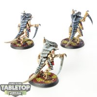 Tyraniden - 3x Tyranid Warriors - bemalt