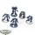 Space Marines - 5x Terminators - bemalt