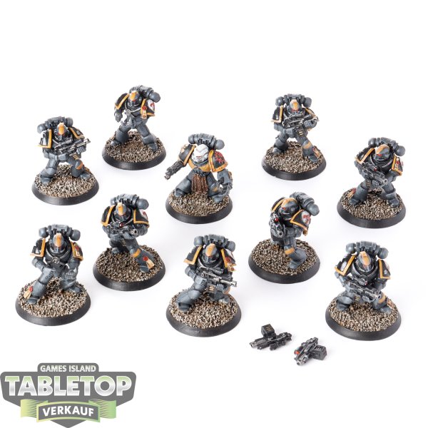 Space Marines - 10 x Red Scorpions Veterans - bemalt