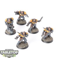 Space Marines - 5 x Scouts klassisch - bemalt