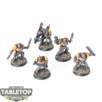 Space Marines - 5 x Scouts klassisch - bemalt