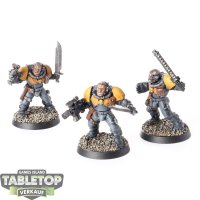 Space Marines - 3 x Scouts klassisch - bemalt