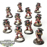 Space Marines - 10x Primaris Intercessors - bemalt