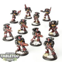 Space Marines - 10x Primaris Intercessors - bemalt