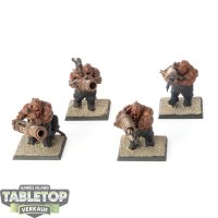 Ogre Kingdoms - 4 x Leadbelchers - teilweise bemalt