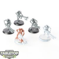 Necrons - 5x Necron Warrior - teilweise bemalt