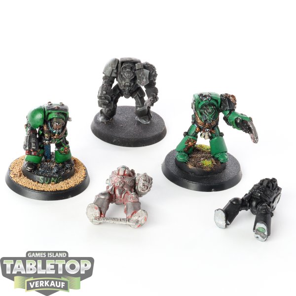 Space Marines - 5x Terminator (Classic) -Teile fehlen- teilweise bemalt