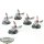 Fyreslayers - 5x Auric Hearthguard - teilweise bemalt