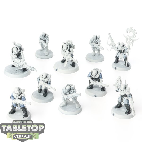 Genestealer Cults - 10x Neophyte Hybrids - teilweise bemalt