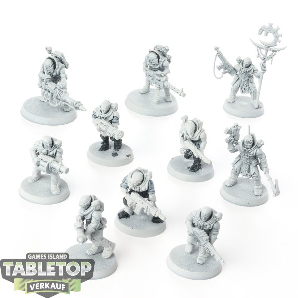 Genestealer Cults - 10x Neophyte Hybrids - teilweise bemalt