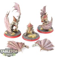 Flesh-eater Courts - 3 x Crypt Flayers - bemalt