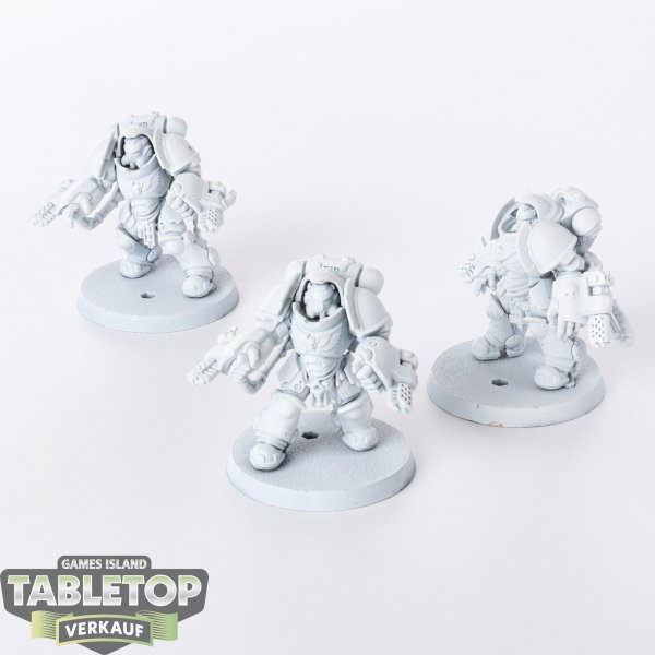Space Marines - 3 x Primaris Aggressors - grundiert