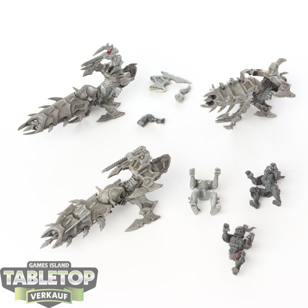 Drukhari - 3 Reavers klassisch - teilweise bemalt
