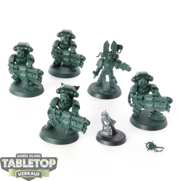 Dark Angels - 5 Devastators - teilweise bemalt