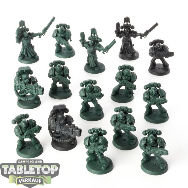 Dark Angels - 15 Tactical Marines klassisch - grundiert