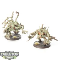 Death Guard - 2 Chaos Spawn - bemalt