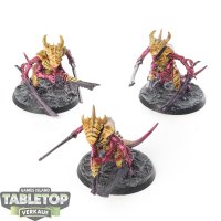 Tyraniden - 3x Tyranid Warriors - bemalt