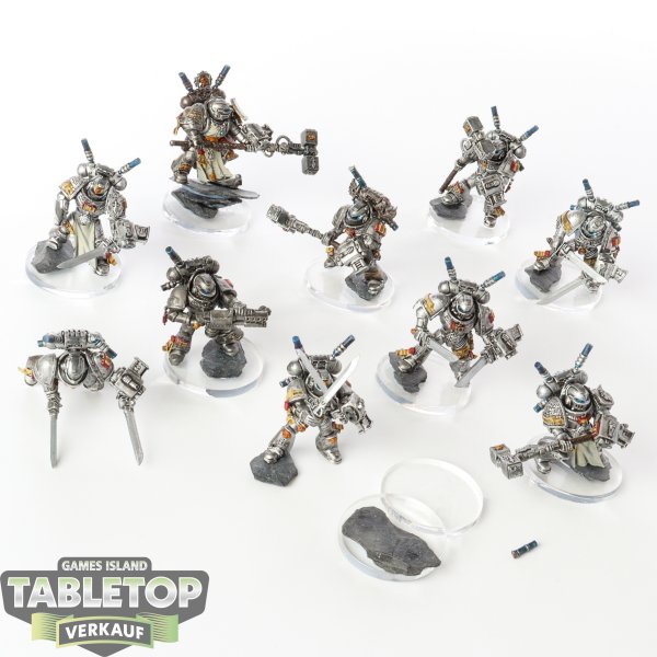 Grey Knights - 10x Grey Knights Interceptor Squad - bemalt