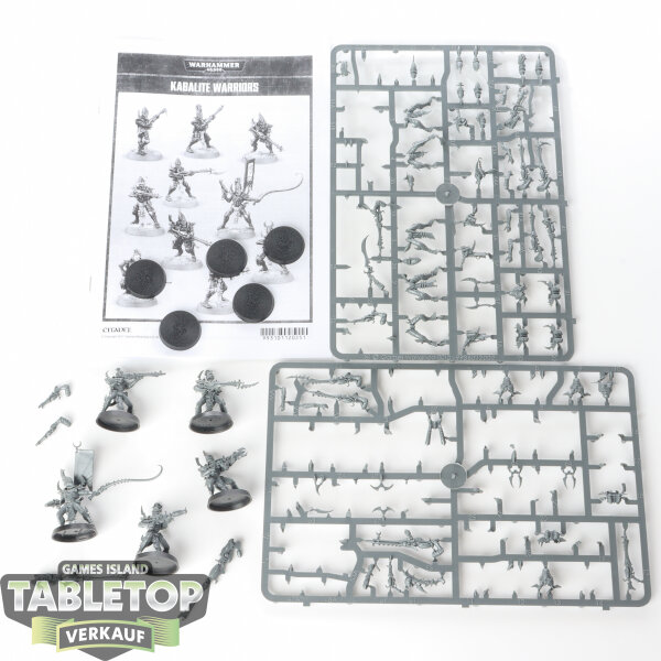 Drukhari - 10 x Kabalite Warriors - teilweise gebaut