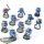 Space Marines - 10 x Tactical Squad klassisch - teilweise bemalt