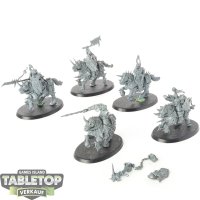 Slaves to Darkness - 5x Chaos Knights - unbemalt