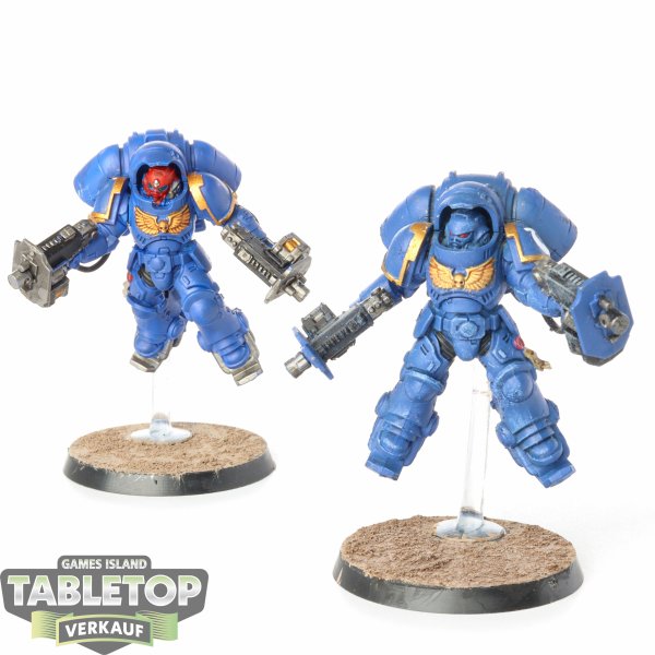 Space Marines - 2x Primaris Inceptors - teilweise bemalt