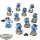 Space Marines - 10x Tactical Squad klassisch - teilweise bemalt