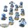 Space Marines - 10x Tactical Squad klassisch - teilweise bemalt