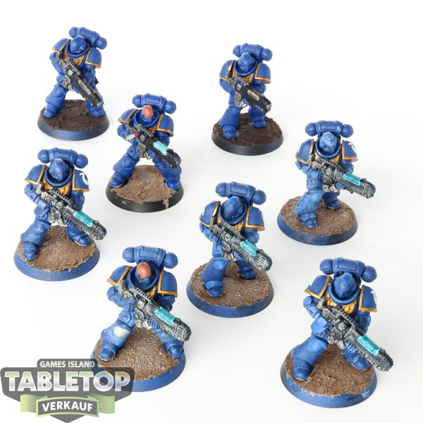 Space Marines - 8x Primaris Hellblasters - teilweise bemalt