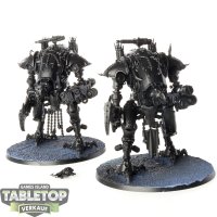 Chaos Knights - 2 War Dog Huntsmen - grundiert