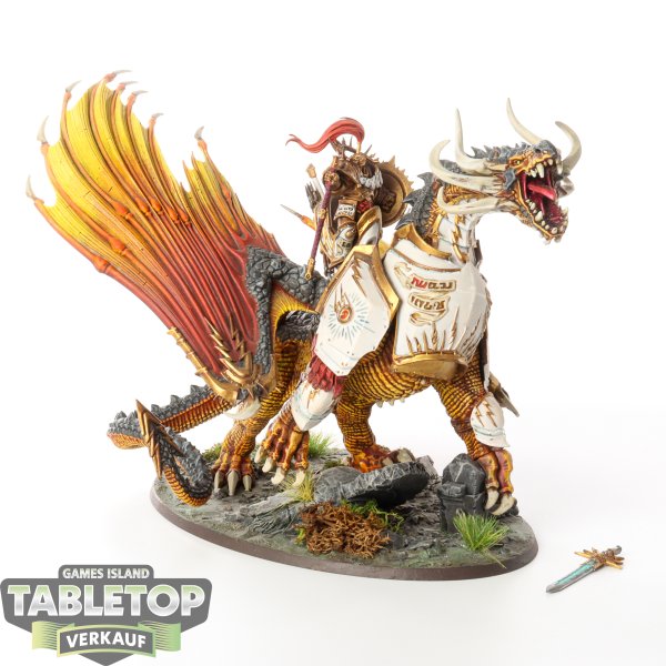 Stormcast Eternals - Lord-Celestant on Stardrake - bemalt