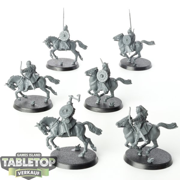 HdR Figuren - Gut - 6x Riders Of Rohan - unbemalt