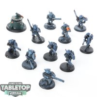 Tau Empire - 10 x Fire Warriors Strike Team - bemalt