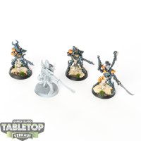 Drukhari - 4x Kabalite Warriors - teilweise bemalt