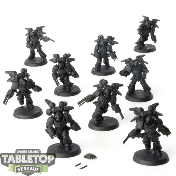 Raven Guard - 10 x Assault Intercessors - grundiert