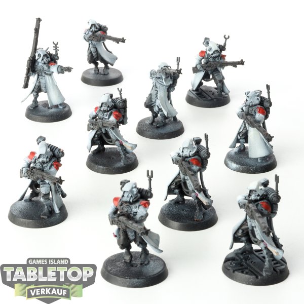 Adeptus Mechanicus - 10 x Skitarii Rangers - bemalt