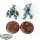 Adeptus Mechanicus - 2 x Kastelan Robots - gut bemalt