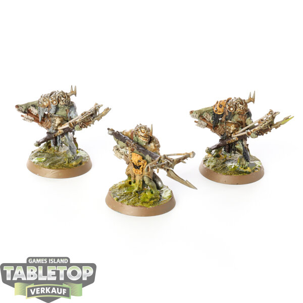 Orruk Warclans - 3x Man-Skewer Boltboyz - bemalt