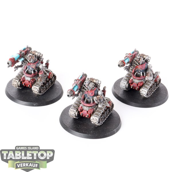 Adeptus Mechanicus - 3x Kataphron Destroyers - bemalt