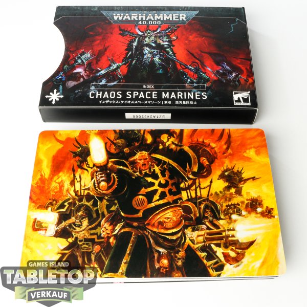 Chaos Space Marines - Index Cards 9th Edition - deutsch