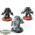 Space Marines - 3x Primaris Aggressors - grundiert