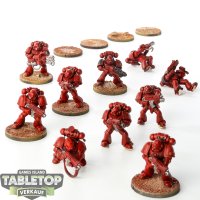 Blood Angels - 10 x Tactical Squad - teilweise bemalt