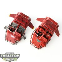 Space Marines - 2 x Landspeeder - teilweise gebaut