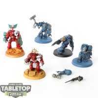 Deathwatch - 5 x Terminator Assault Squad - teilweise bemalt