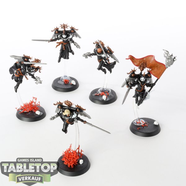 Adepta Sororitas - 5x Zephyrim Squad - bemalt