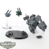 Tau Empire - XV88 Broadside Battlesuit - teilweise bemalt