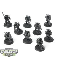 Tau Empire - 9x Fire Warrior - grundiert