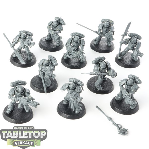 Grey Knights - 10x Strike Marines - unbemalt