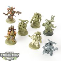 Death Guard - 7x Plague Marines - unbemalt